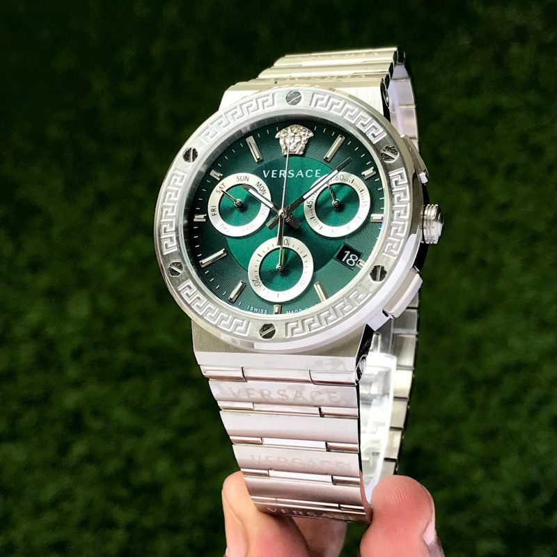 VERSACE Green Dial Quartz Watch Fashionwheel