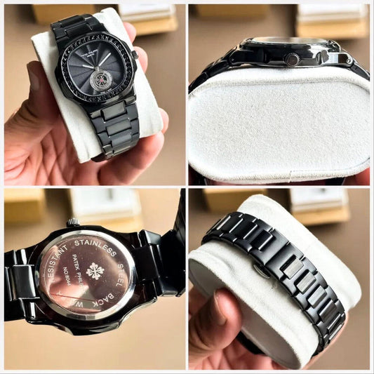 Patek Phillipe Nautilus Full Black Watch Fashionwheel