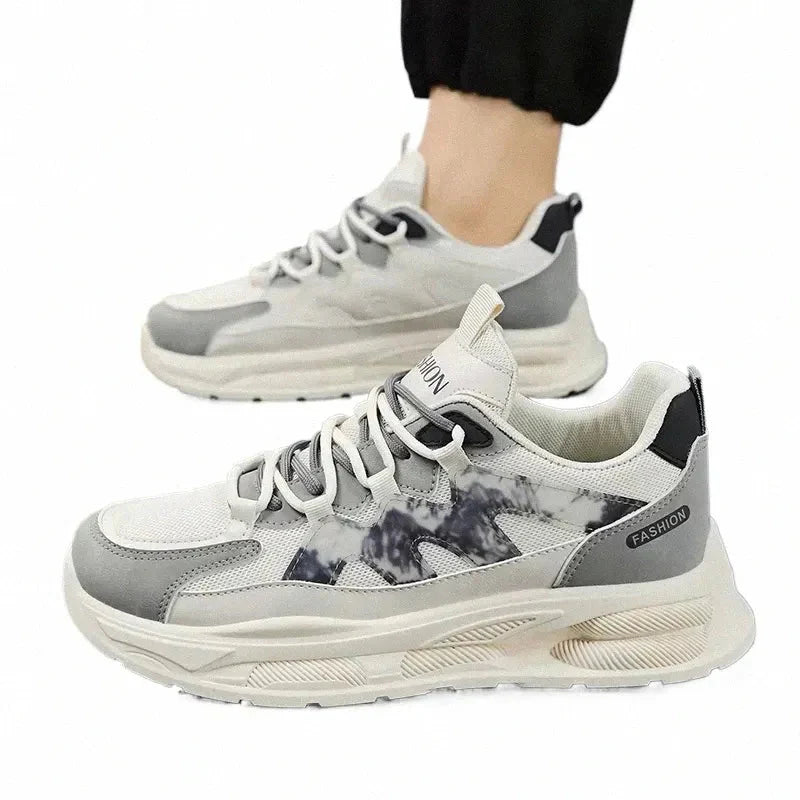Fashion Warrior Chunky Grey Sneakers Fashionwheel