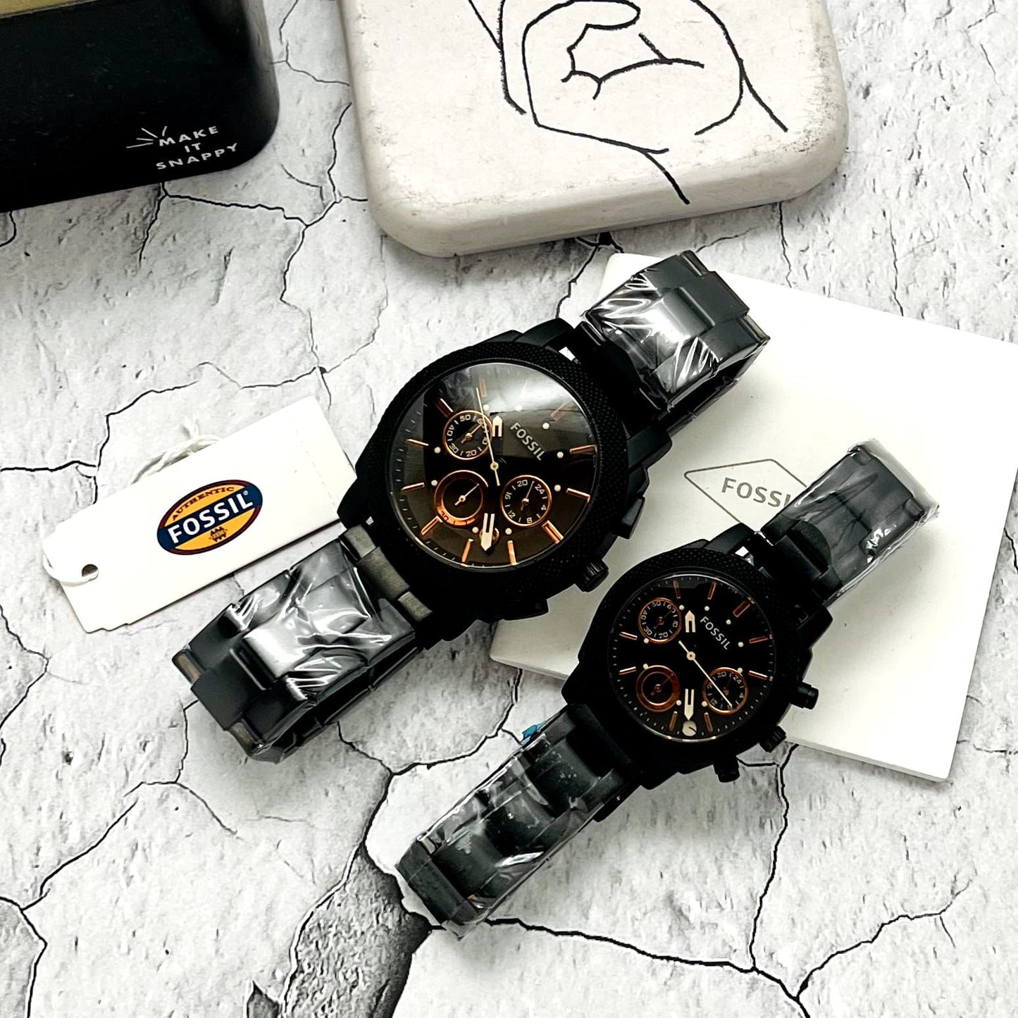 Fossil Couple Chronograph Watch Fashionwheel