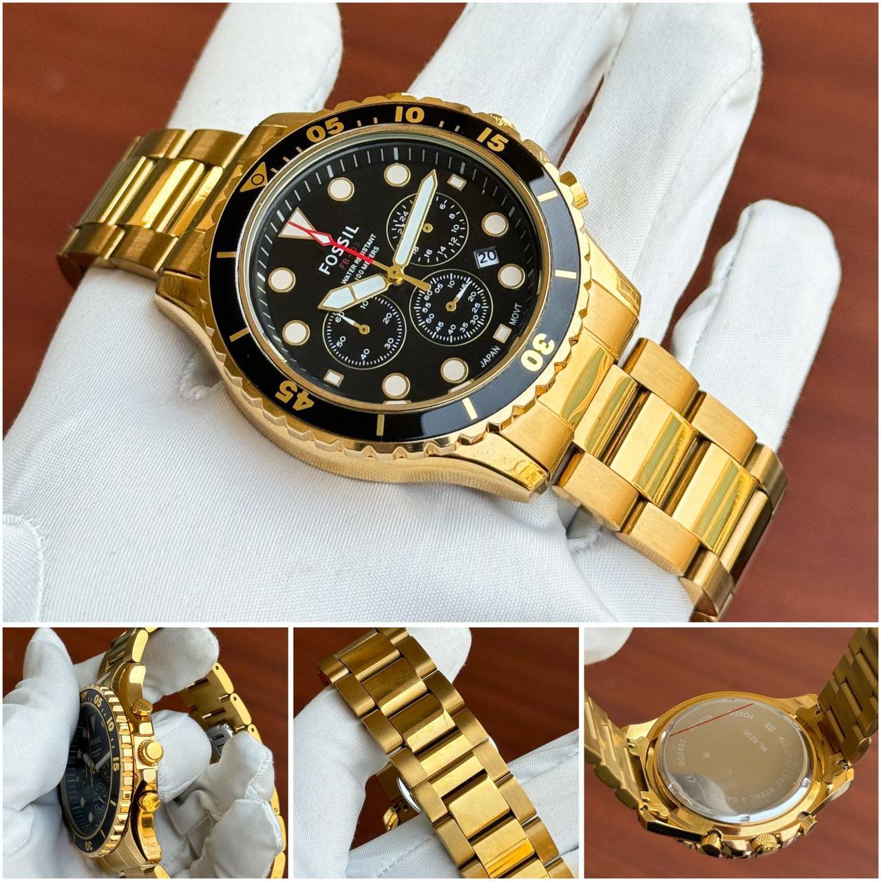 Fossil Bronson Golden Case Fashionwheel