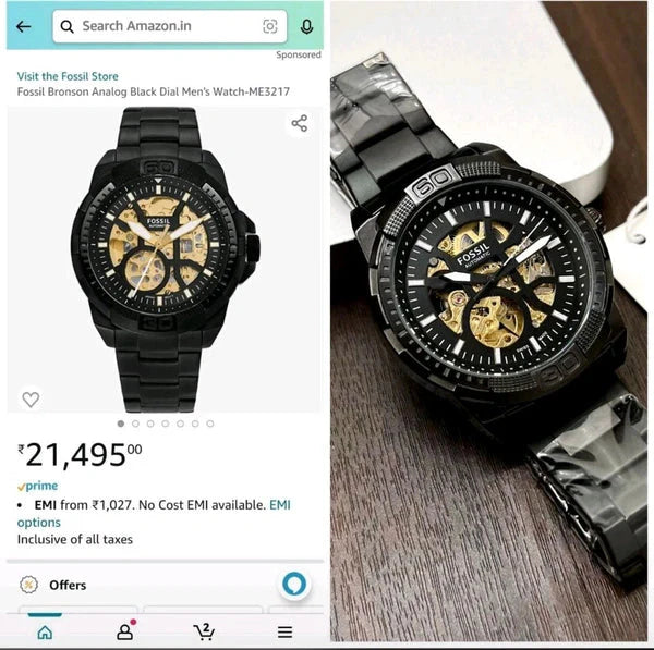 Fossil Bronson Automatc Watch Fashionwheel