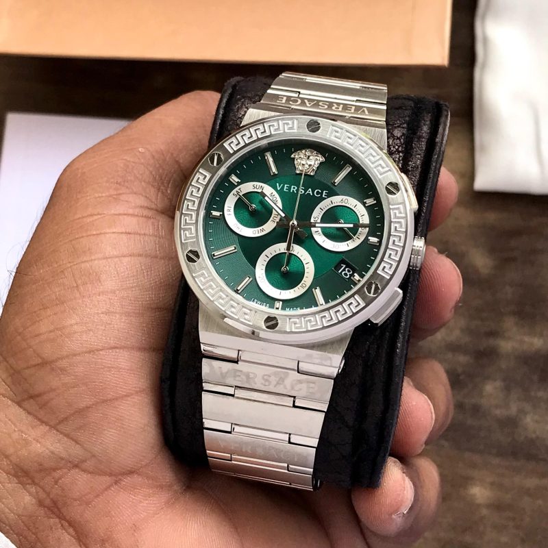 VERSACE Green Dial Quartz Watch Fashionwheel