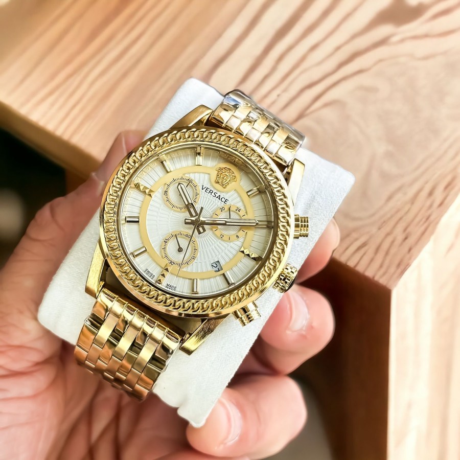 Versace bi-compax chronograph Gold Fashionwheel