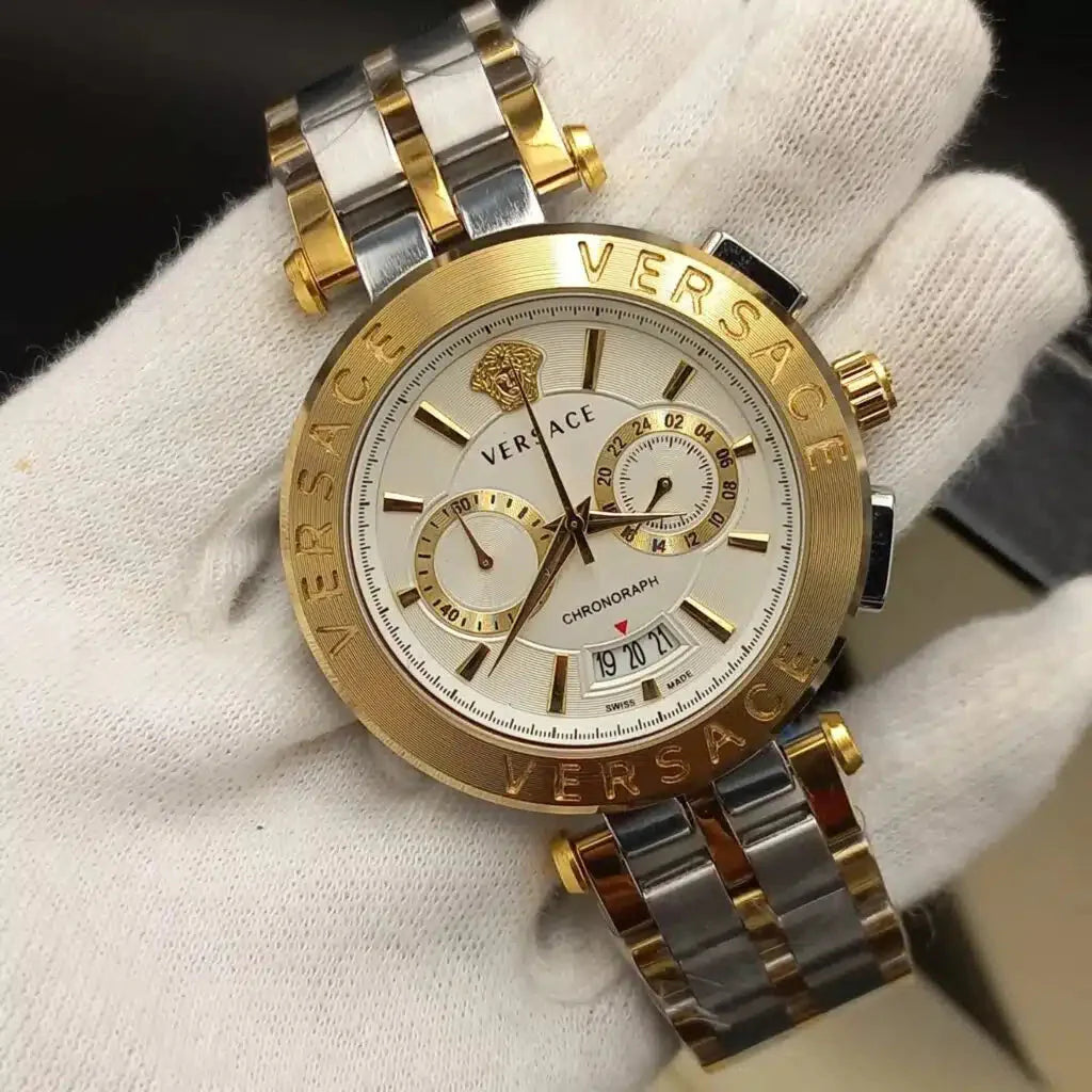Versace Aion Chronograph Gold Fashionwheel