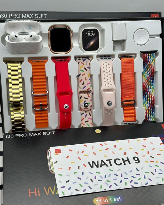 Hi WATCH 9 + Earphone 11 in 1 Set Fashionwheel