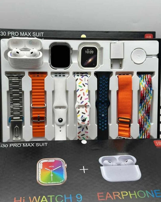 Hi WATCH 9 + Earphone 11 in 1 Set Fashionwheel