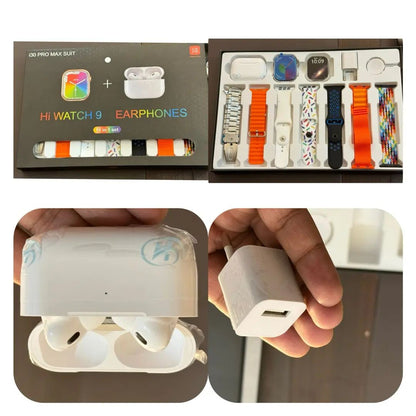 Hi WATCH 9 + Earphone 11 in 1 Set Fashionwheel