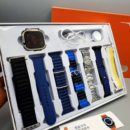 Ultra smart watch 7 straps (9 in 1) Fashionwheel
