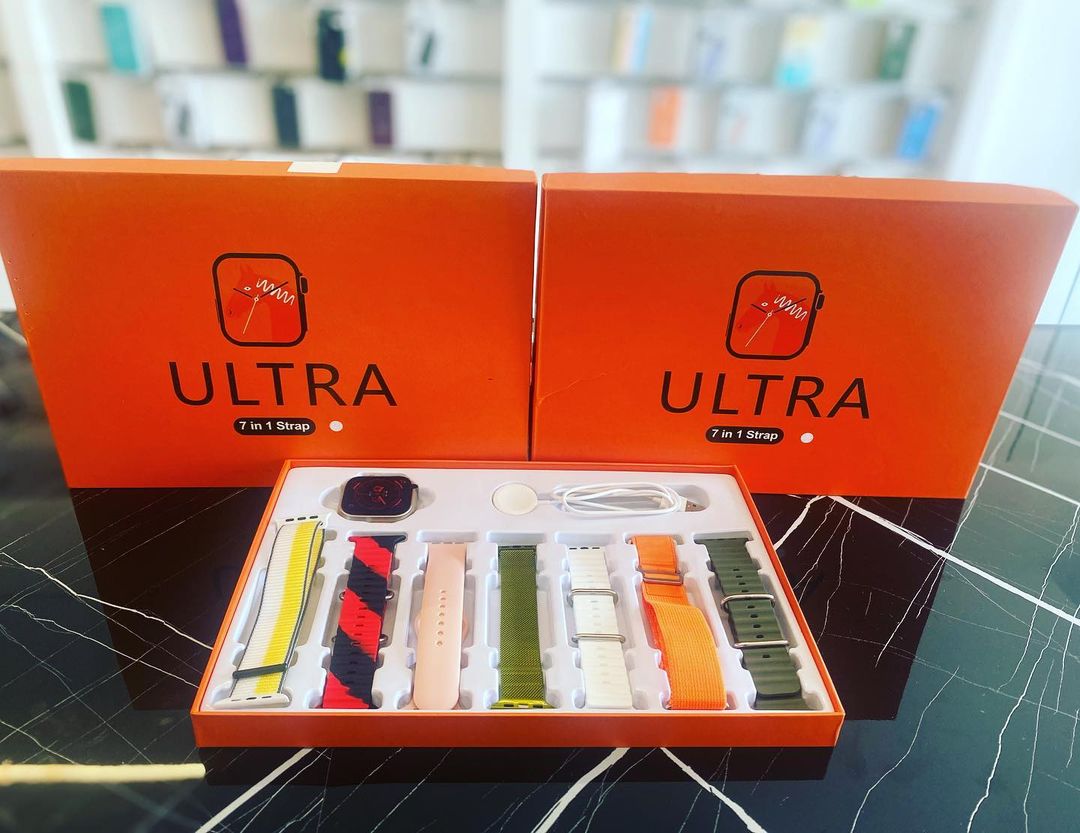 Ultra smart watch 7 straps (9 in 1) Fashionwheel