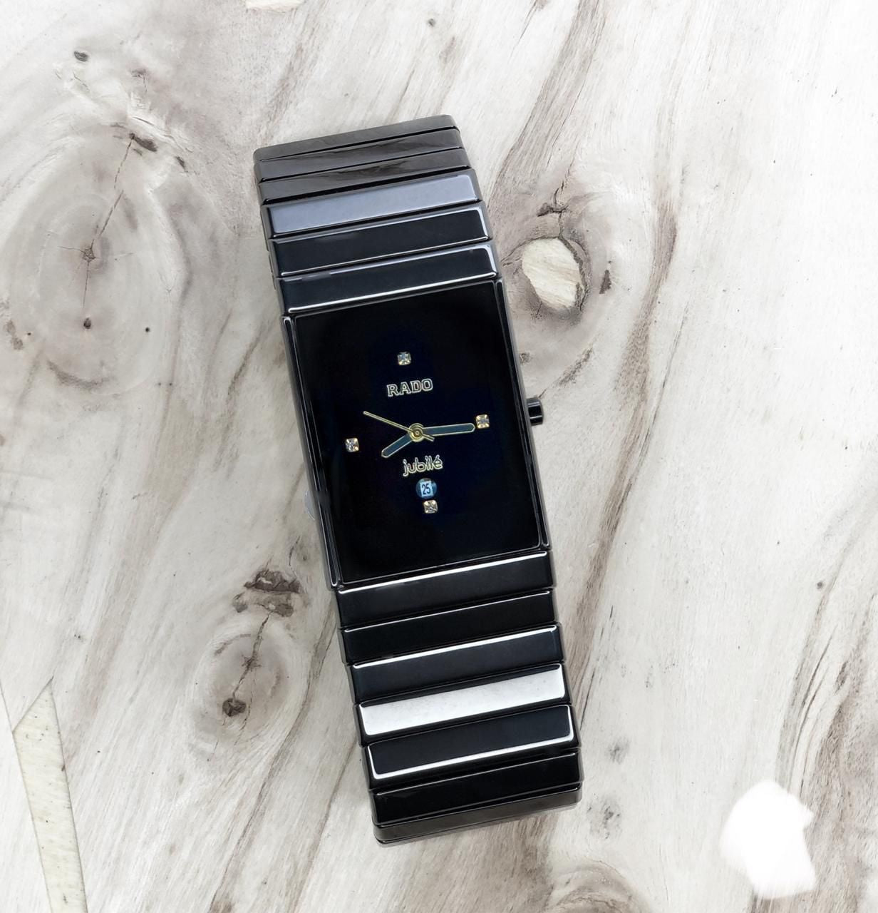 Rado Jubile Black Ceramic Unisex Watch Fashionwheel