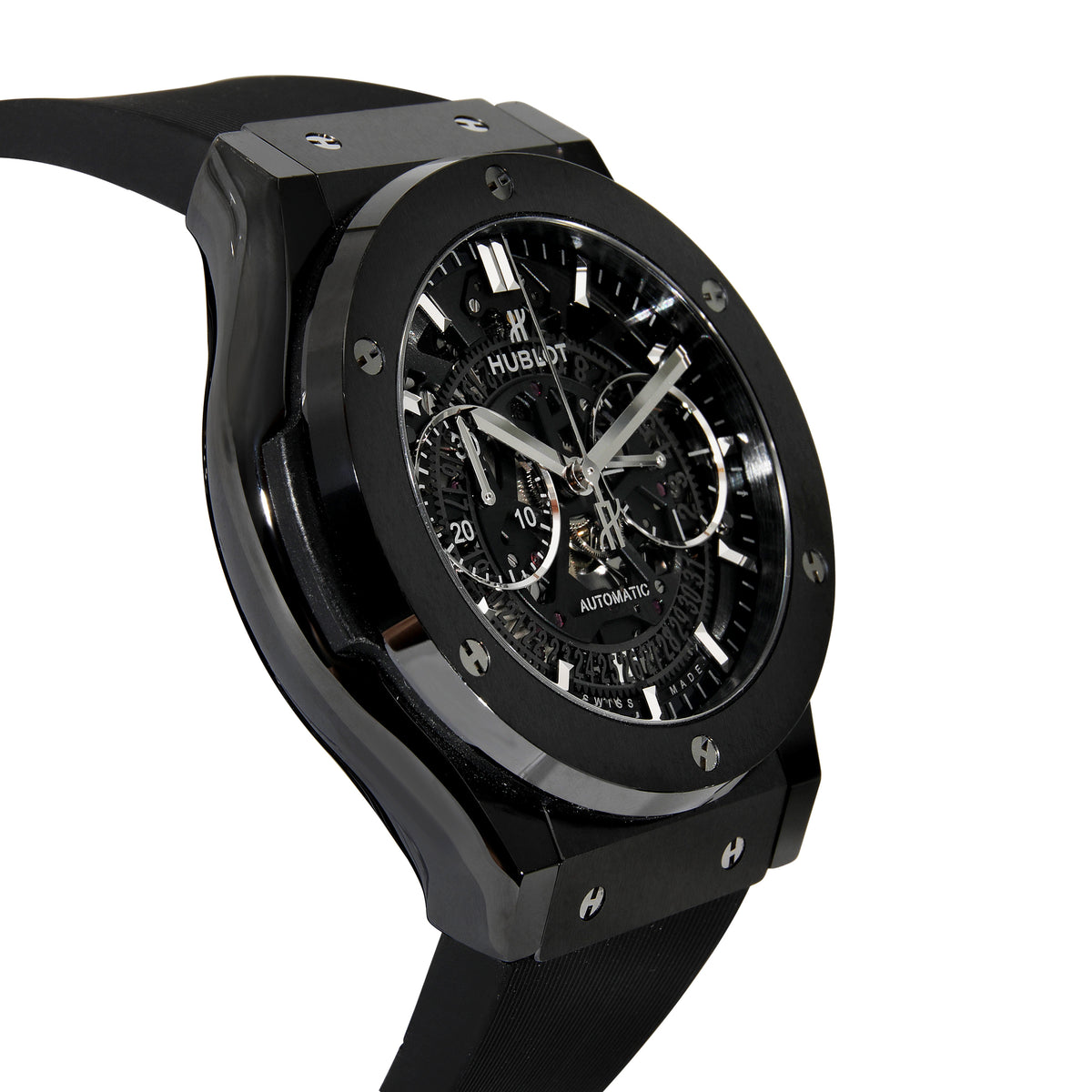 Hublot Classic Aerofusion Automatic Black magic Watch Fashionwheel