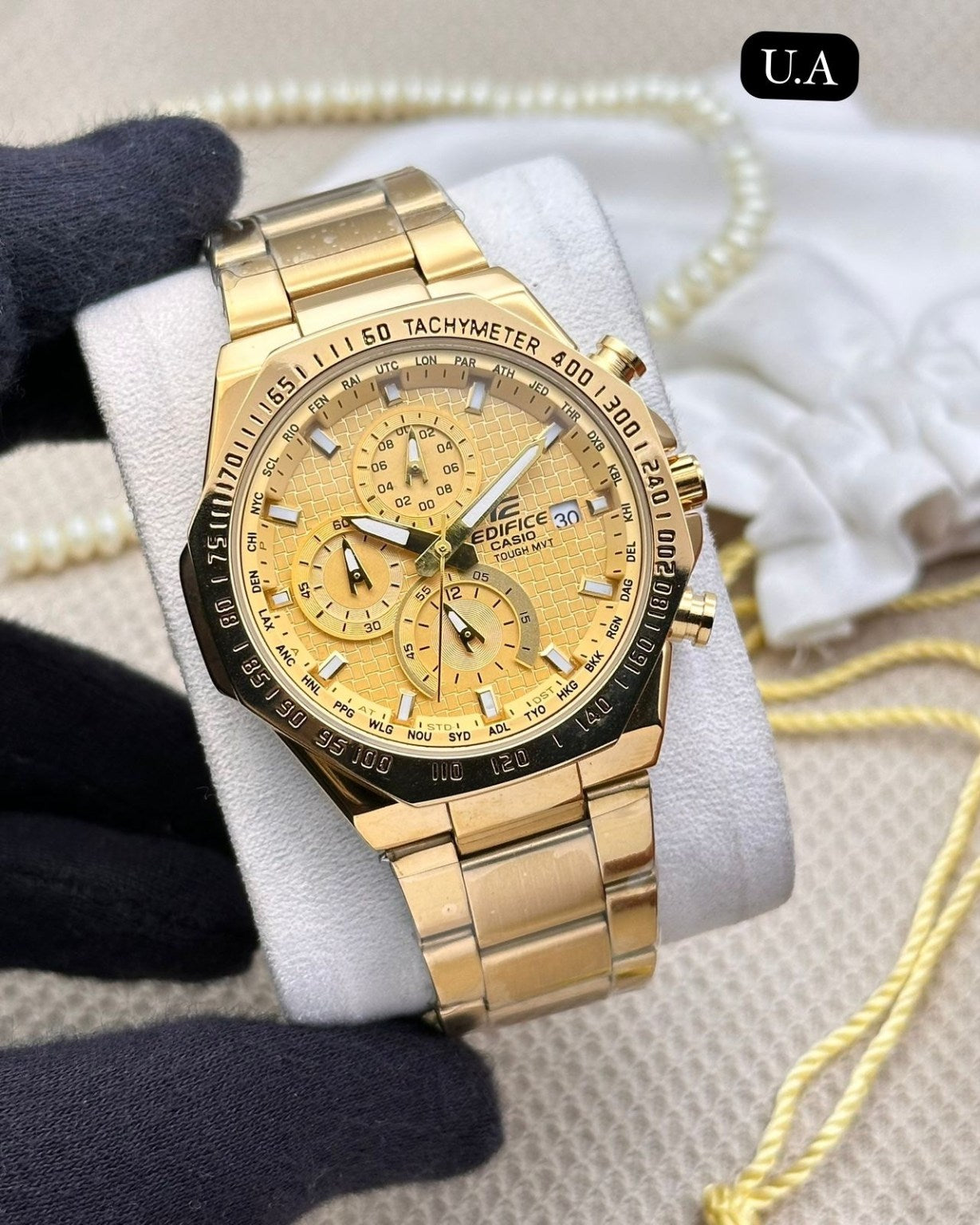 Casio Edifice 4401 Gold Fashionwheel