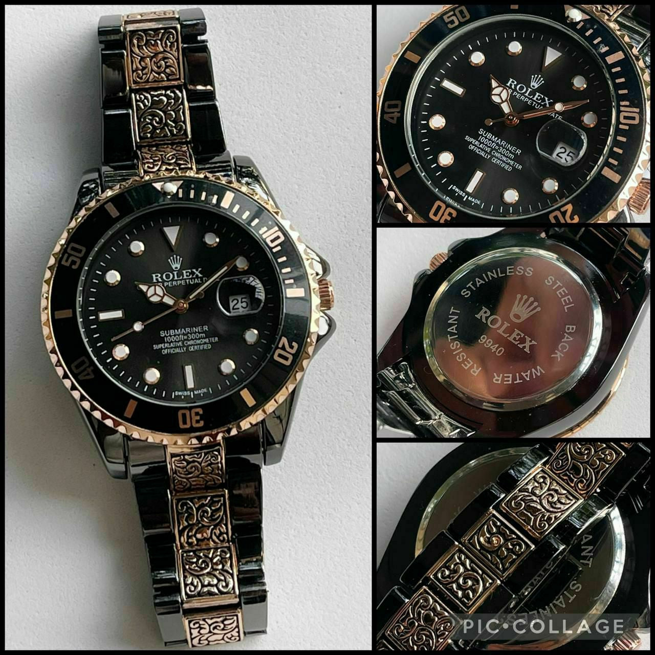 Rolex Hand Engraved Quartz Fashionwheel