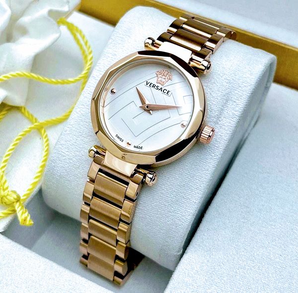 Versace Crystal Stainless Steel Classic Women Watch Fashionwheel