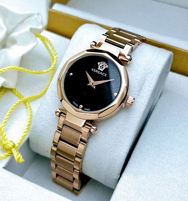 Versace Crystal Stainless Steel Classic Women Watch Fashionwheel