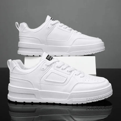 Fashion Solid White Sneakers Fashionwheel