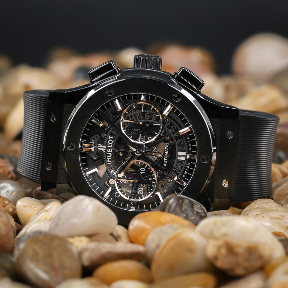 Hublot Classic Aerofusion Automatic Black magic Watch Fashionwheel