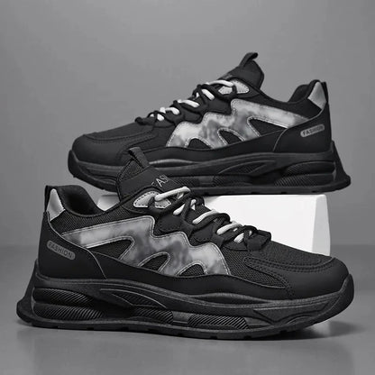 Fashion Warrior Chunky Black Sneakers Fashionwheel