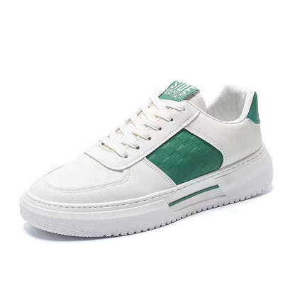 Men’s Low Skateboard Green Casual Sneakers – Bold Comfort for Streetwear Style