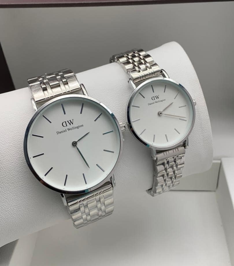 Daniel Wellington 5-Link Silver Strap Women Watch Fashionwheel