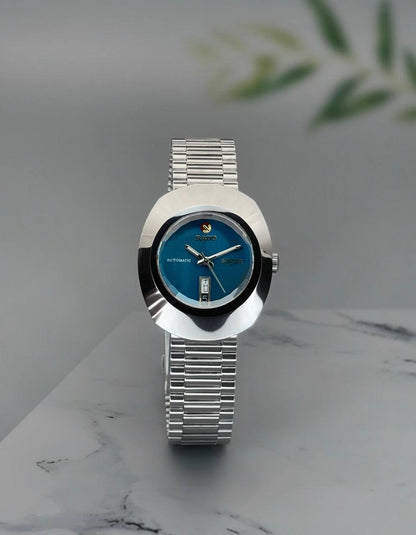 Rado Diastar Silver Automatic Machine Unisex Watch Fashionwheel