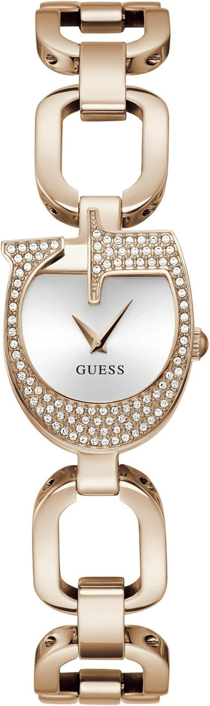 Guess Oval Shape Diamond Studded Women Watch Fashionwheel