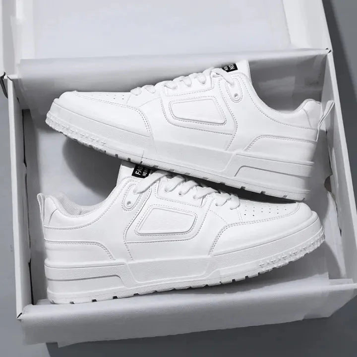 Fashion Solid White Sneakers Fashionwheel