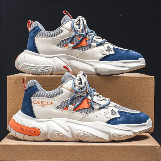 Fashion Low Cut Unisex Blue Strip Sneakers Fashionwheel