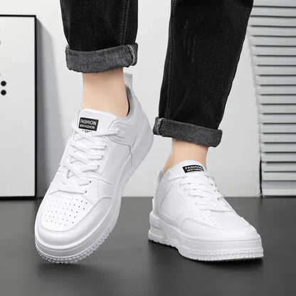 Fashion Solid White Sneakers Fashionwheel