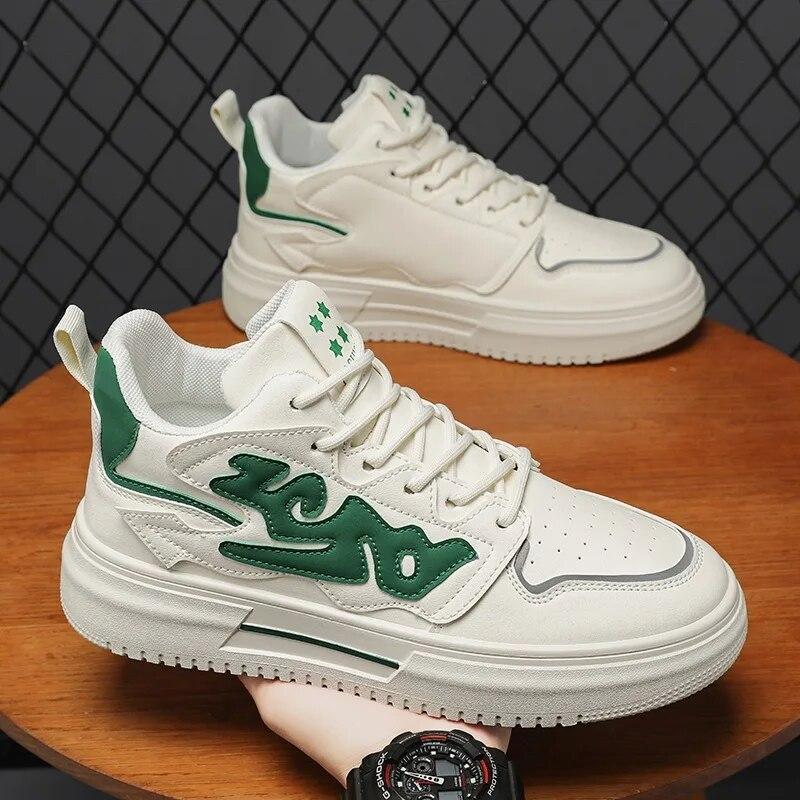Fashion British Style Green Chunky Unisex Shoes Fashionwheel