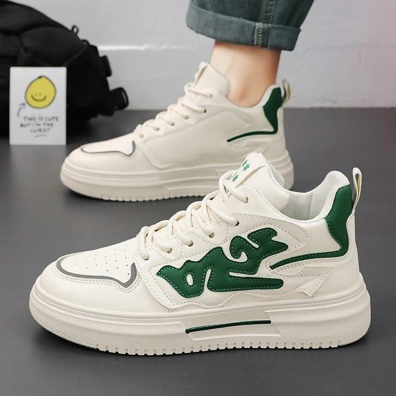 Fashion British Style Green Chunky Unisex Shoes Fashionwheel