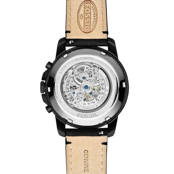 Fossil Grant Automatic Leather  Watch Fashionwheel