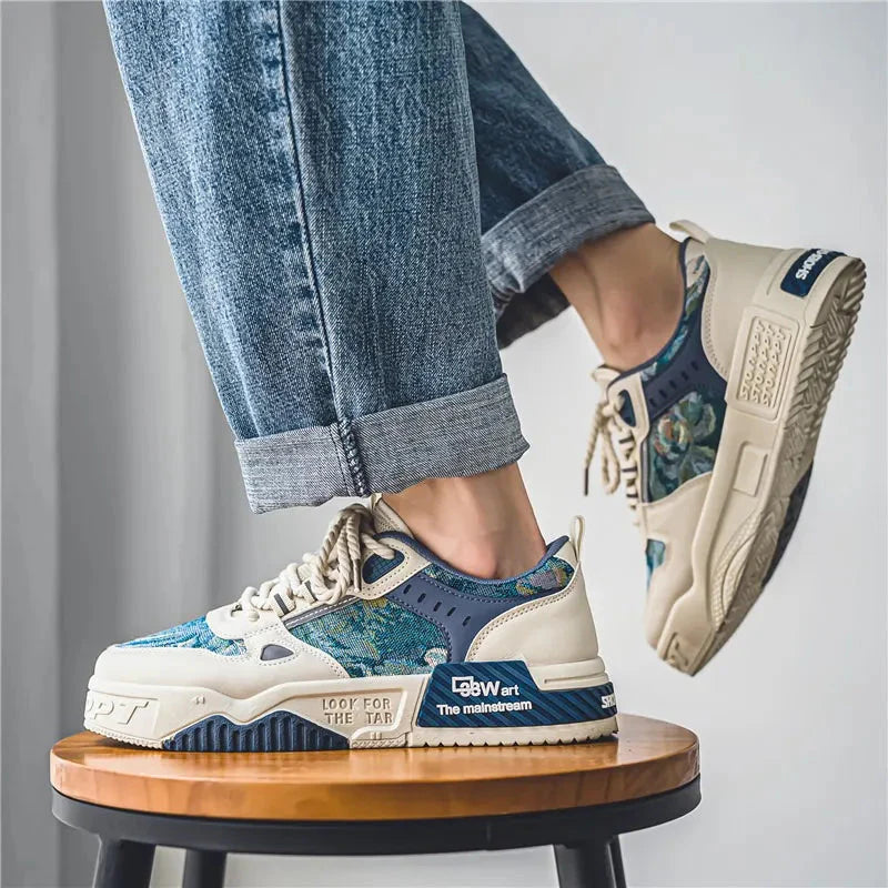 Fashion Round Toe Cotton Fabric Sneakers Fashionwheel