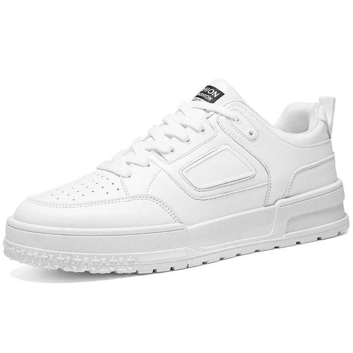 Fashion Solid White Sneakers Fashionwheel
