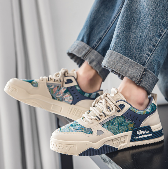 Fashion Round Toe Cotton Fabric Sneakers Fashionwheel