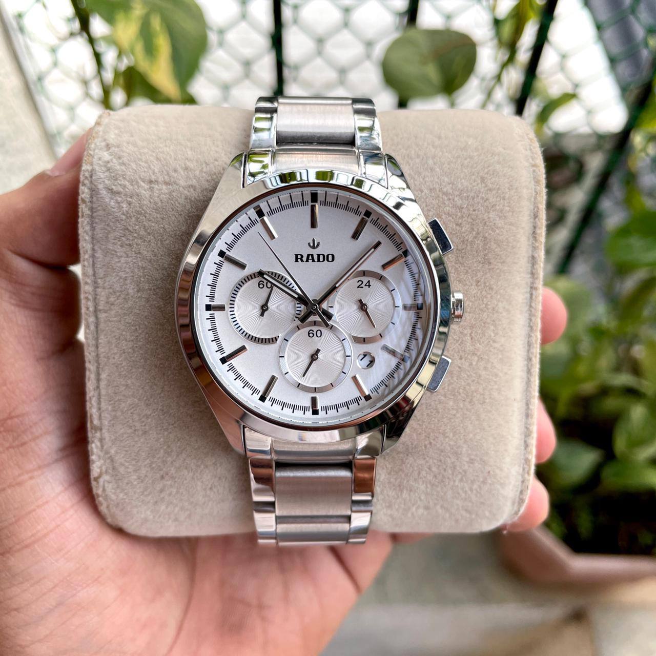 Rado HyperChrome Silver Chronograph Fashionwheel