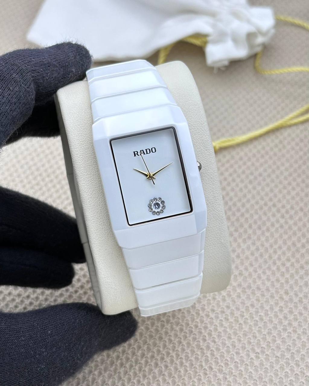 Rado Square Ceramic Unisex Watch Fashionwheel