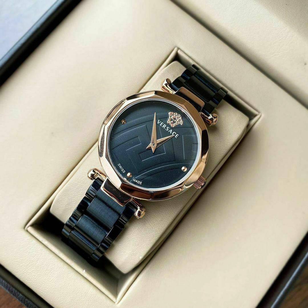 Versace Crystal Stainless Steel Classic Women Watch Fashionwheel