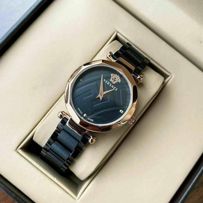 Versace Crystal Stainless Steel Classic Women Watch Fashionwheel