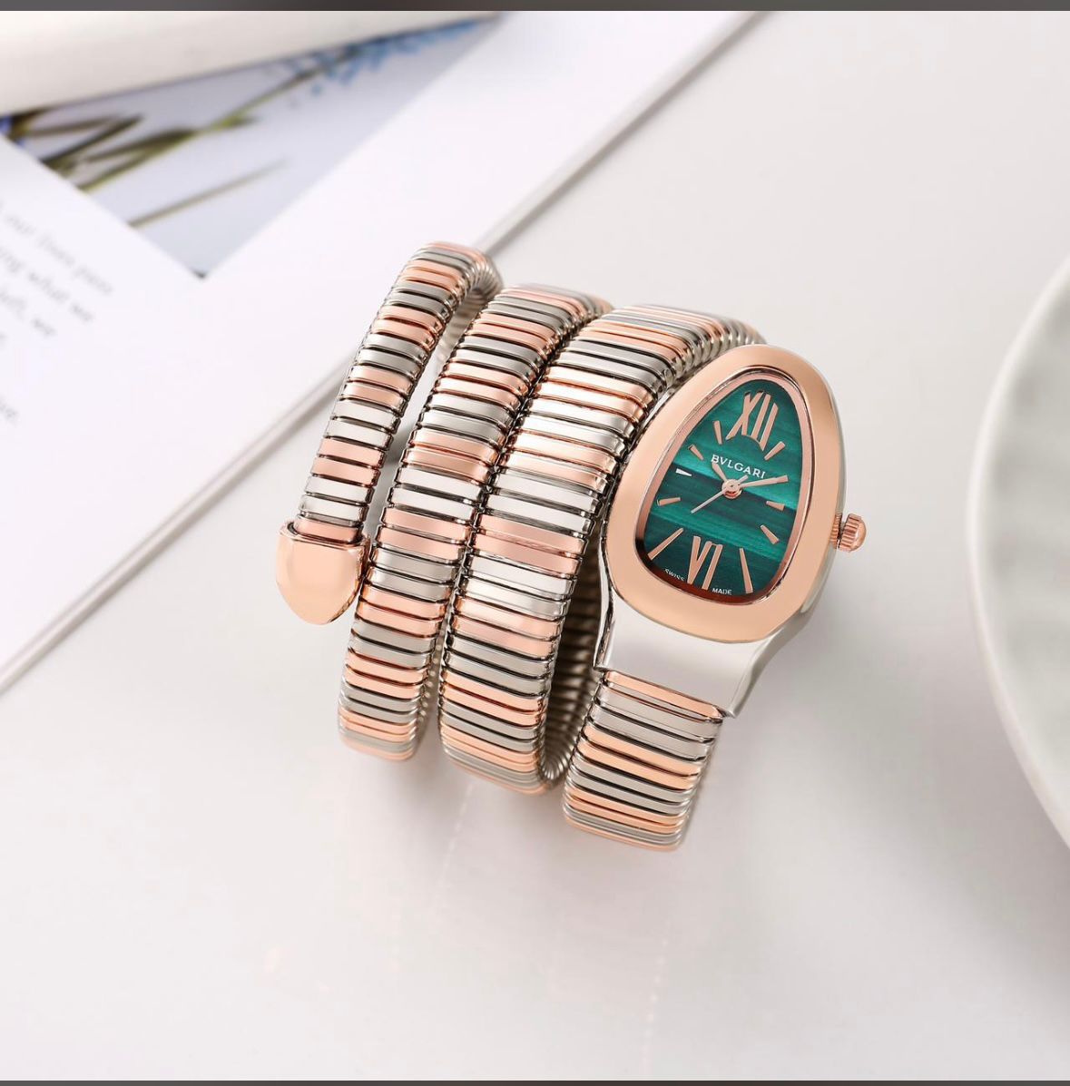 BVLGARI Dual Toned Women Watch Fashionwheel