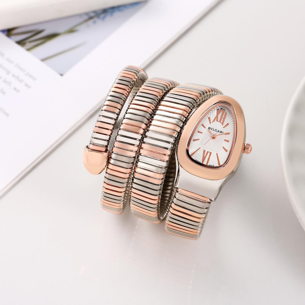 BVLGARI Dual Toned Women Watch Fashionwheel