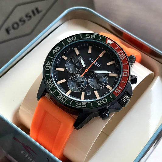 Fossil Dive Timepiece Orange Fashionwheel