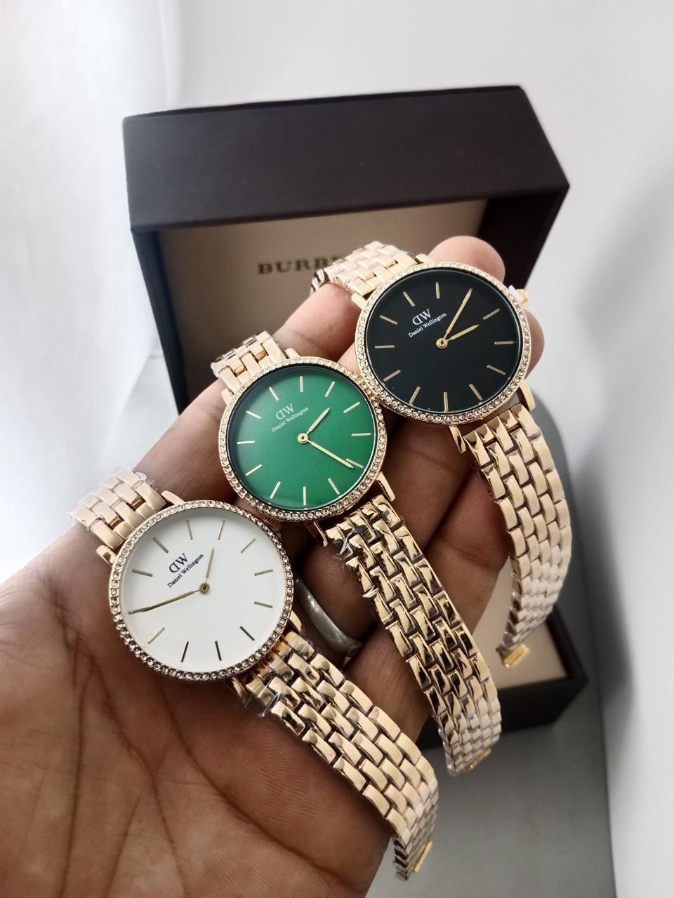 Daniel Wellington 5-Links Golden Strap Women Watch Fashionwheel