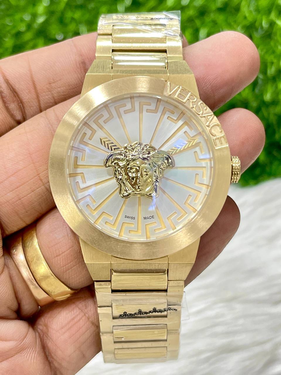 VERSACE NXT Gold Tone Watch Fashionwheel