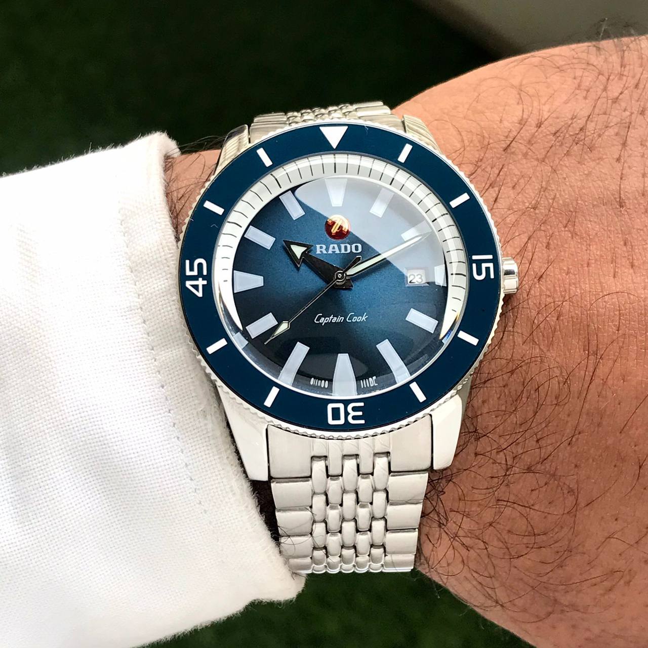 Rado Captain Cook Silver tone Fashionwheel