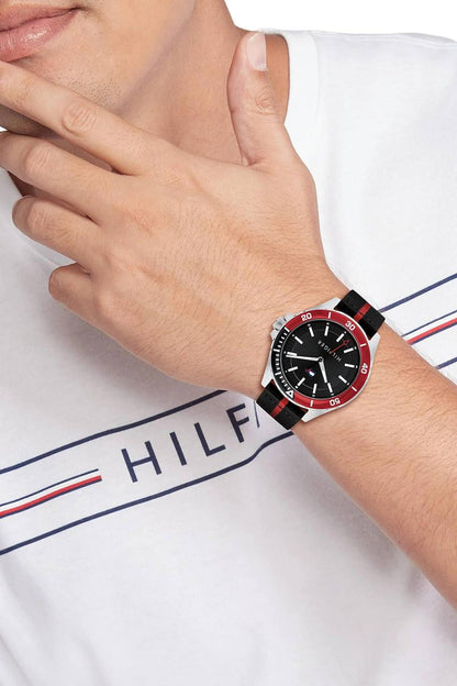 TOMMY HILFIGER Nylon Strap Watch Fashionwheel