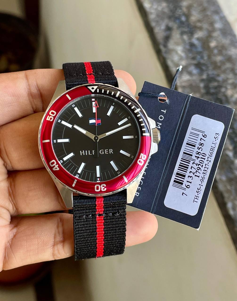 TOMMY HILFIGER Nylon Strap Watch Fashionwheel