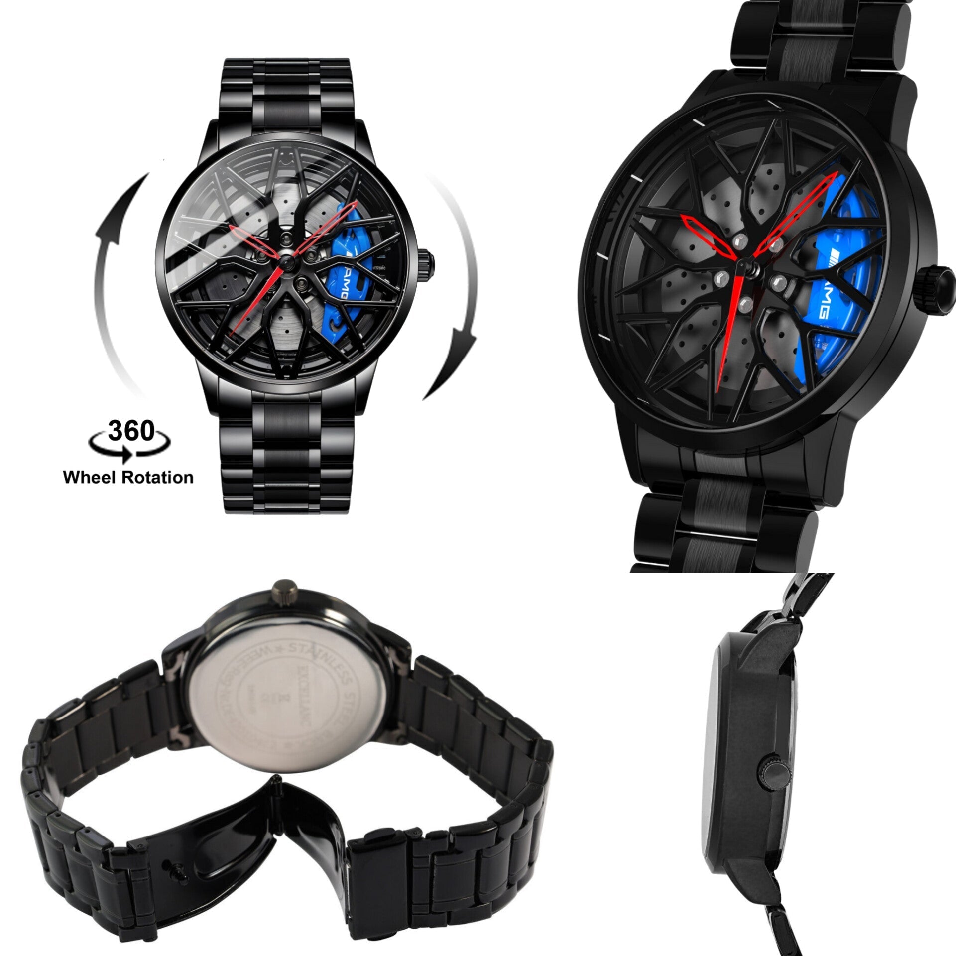 🛞Gyro Spin Rotating Wheel Watch Model 3️⃣ Fashionwheel