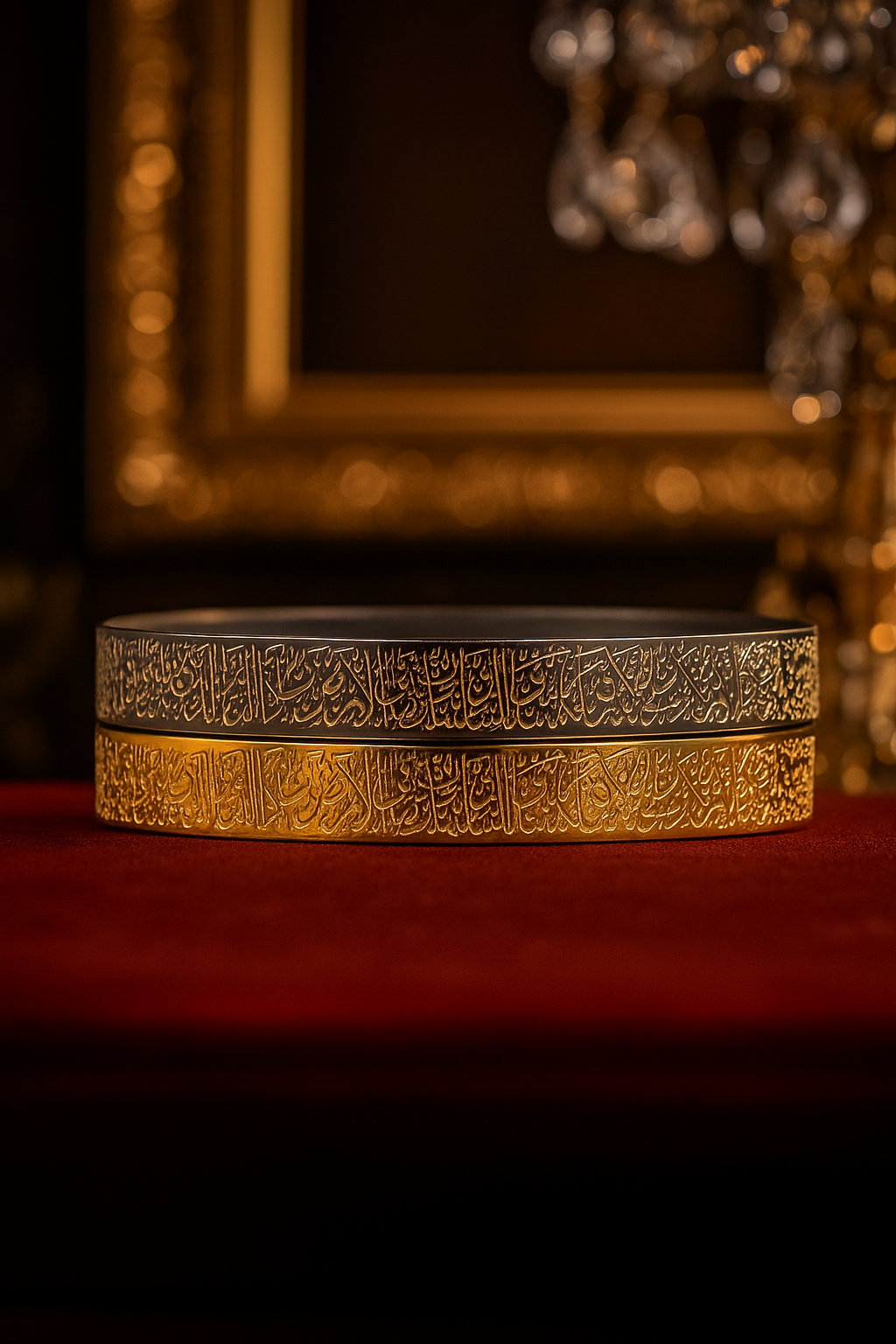  Ayatul Kursi Islamic bracelet in gold & silver finish